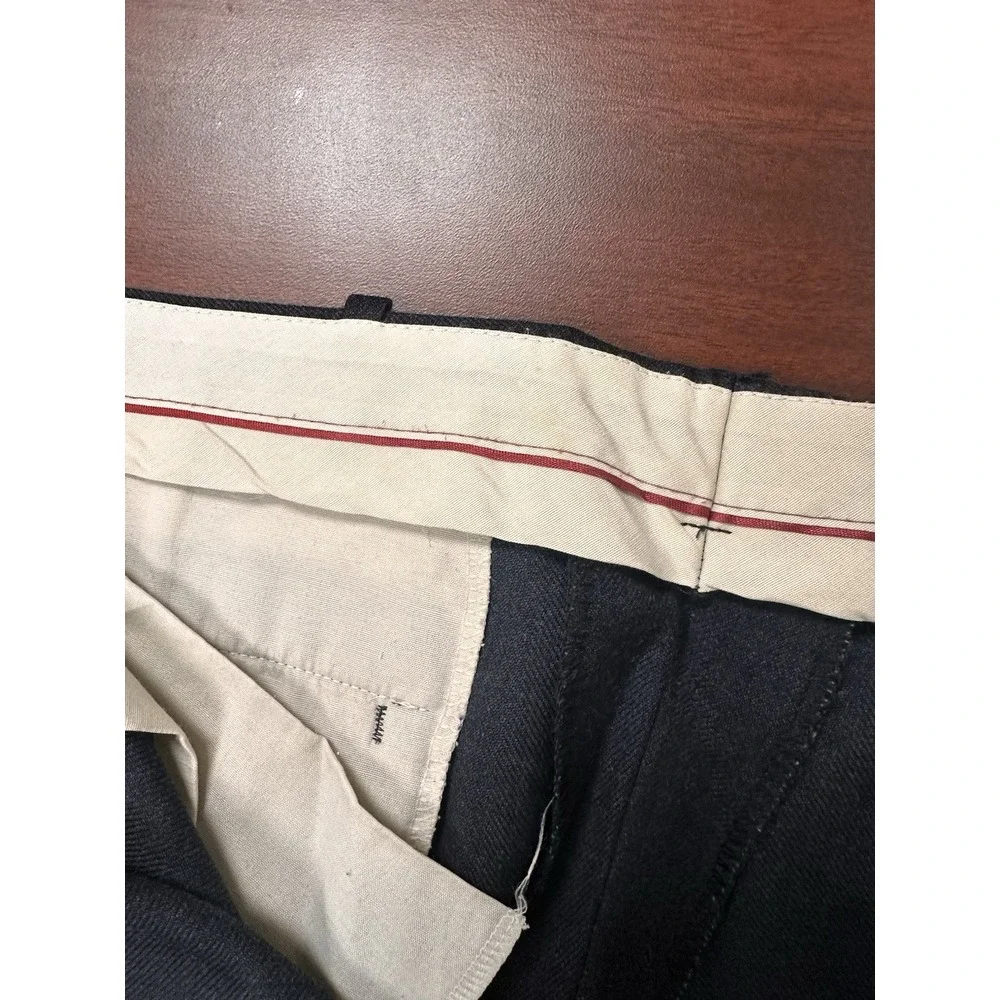 Club International Pure Virgin Wool‎ Slacks Mens Size 36x30 Dress Pants FLAWS